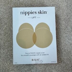 B-SIX Nippies Skin Lift Adhesive Nipple Covers Cream Matte Silicone BSX-SKLT